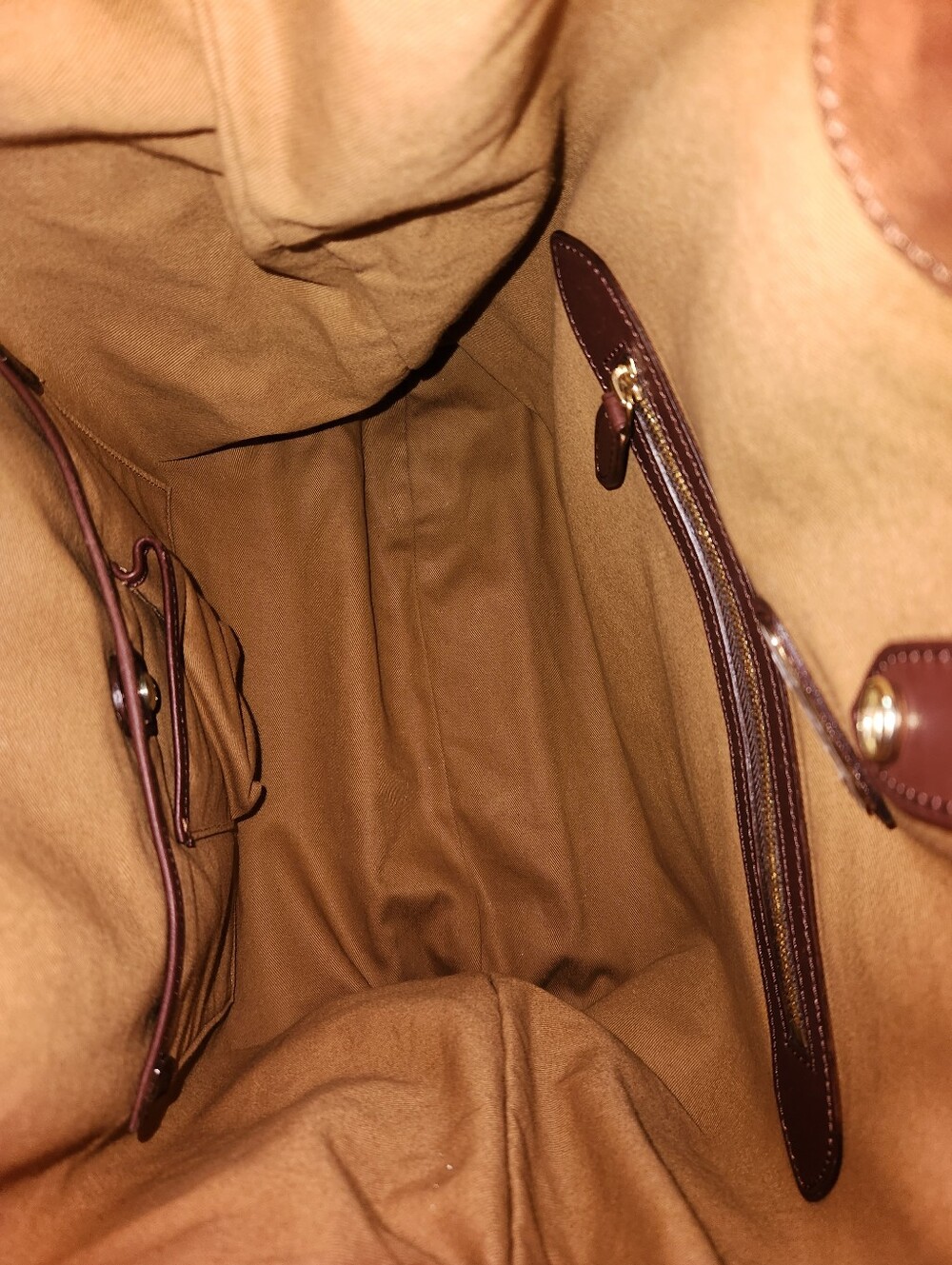 🔴SOLD🔴🐎RARE Ralph Lauren🐎 - Brown Suede Fringe Hobo Bag w/Crossbody Strap - Picture 14 of 15